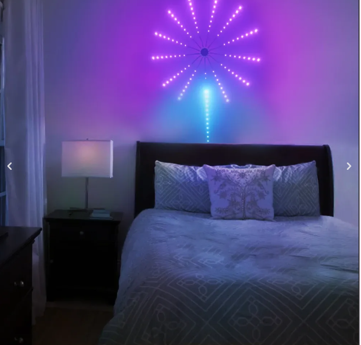 GlowBurst Party Mode Living Room